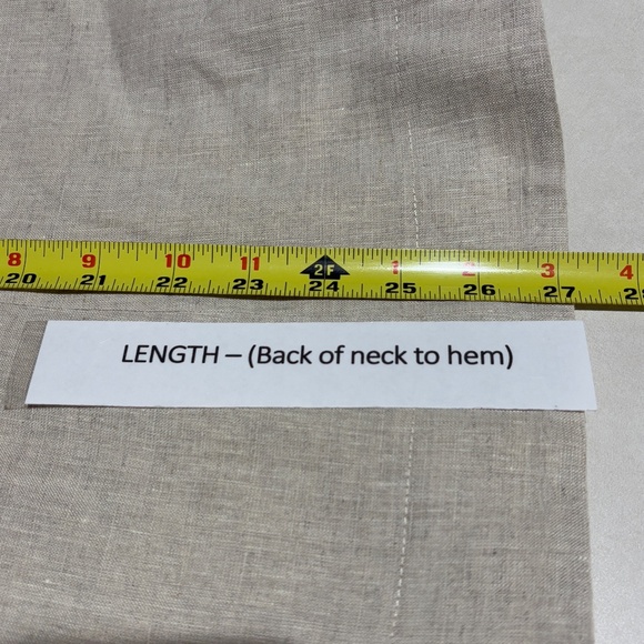 Tuckernuck Womens Long Sleeve Linen Tatum Popover Blouse XXL Beachy Breathable - Picture 11 of 12